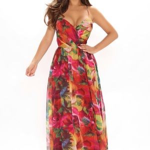 In the Garden Floral Maxi Dress